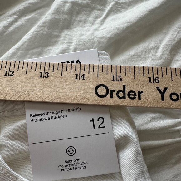 Sonoma Womens Bermuda Denim Shorts Size 12 Jorts Cotton Blend Vacation Beach - Picture 8 of 10